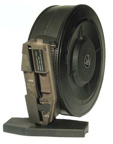 The 400ft Coaxial Magazine showing  Connector plate