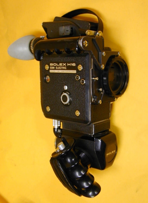 View of H16 EBM camera and power handgrip but no lens